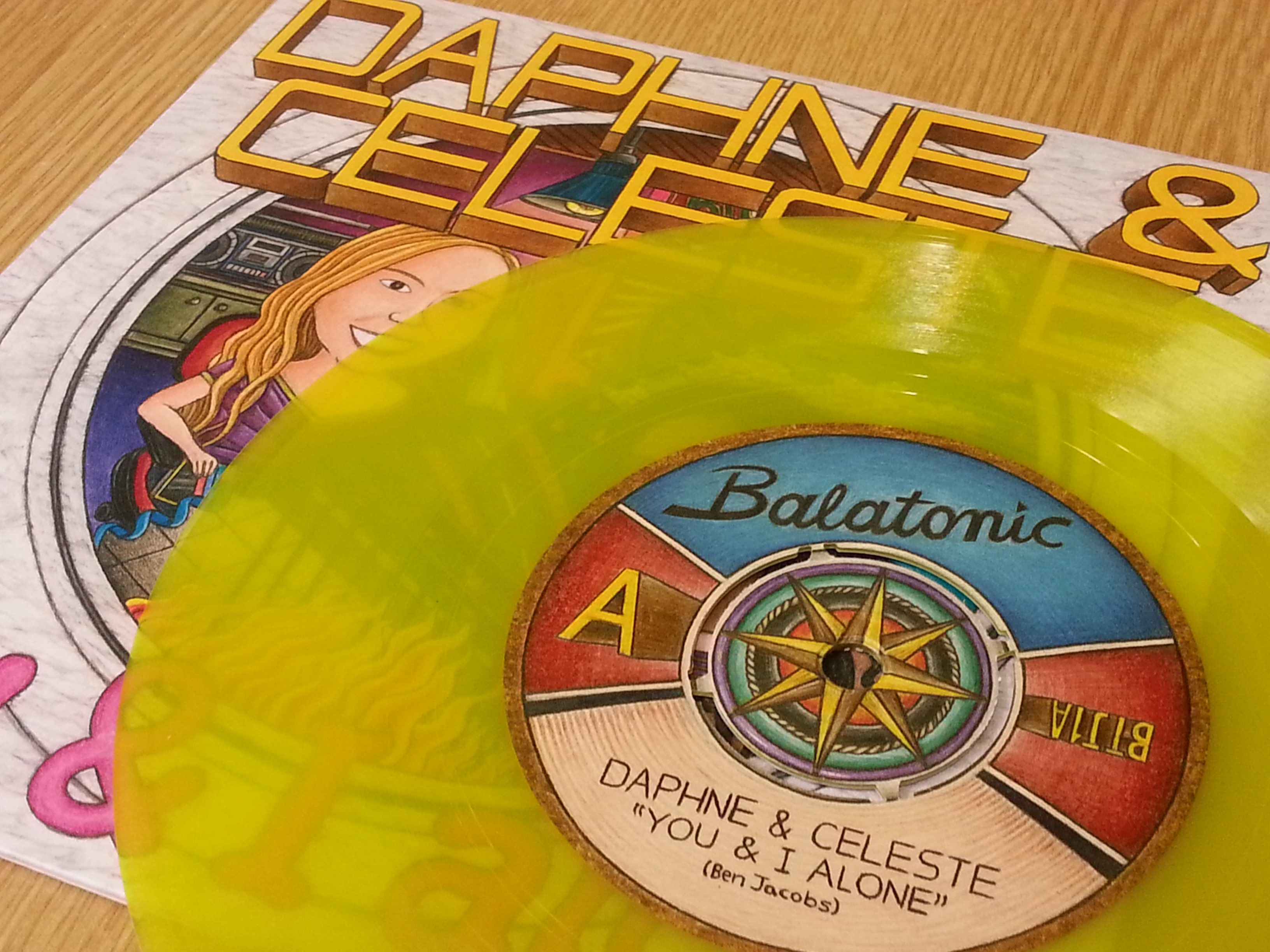 daphne & celeste produce a new 7" vinyl